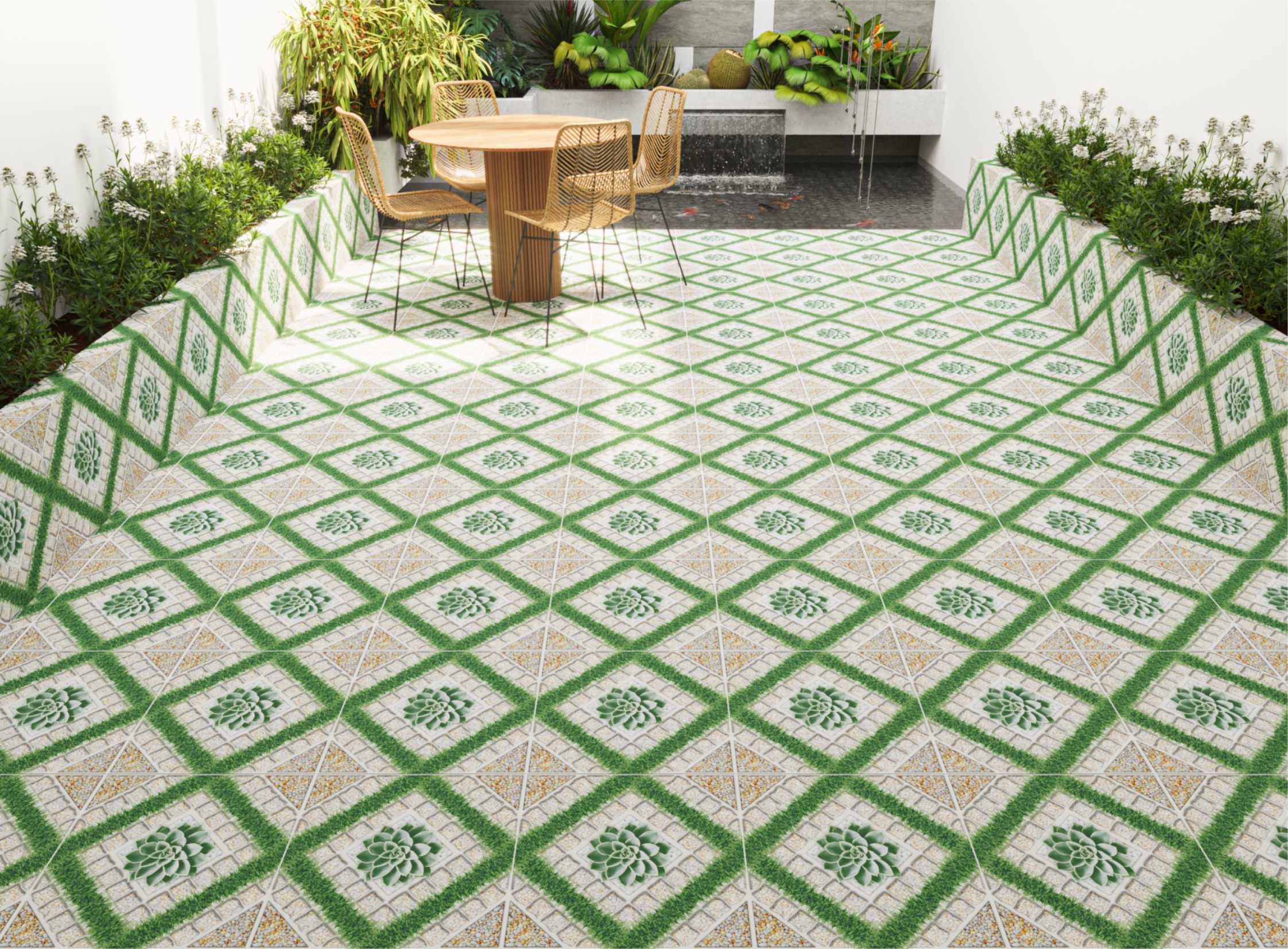 Vgres Gạch Men Mờ 40x40 VG 48846 - Ảnh 2