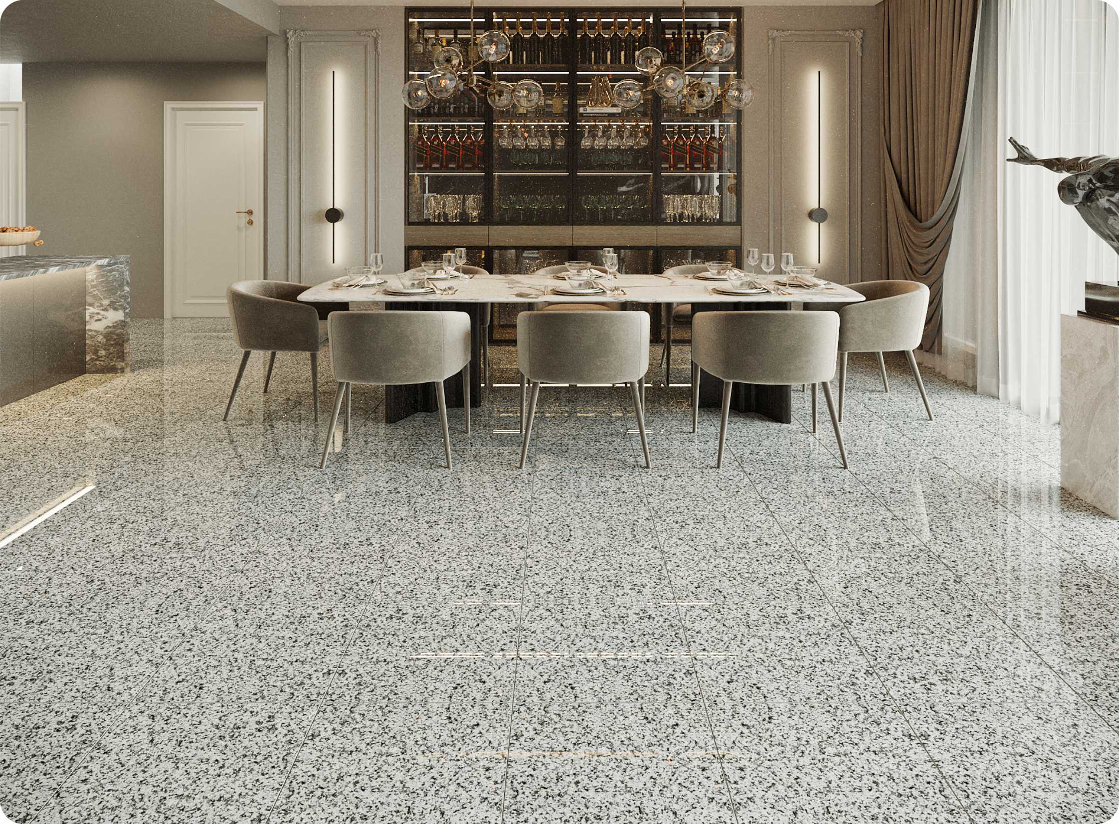 Vgres Gạch Men Bóng 50x50 VG58846 - Ảnh 2