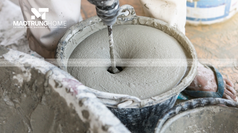 Tỷ lệ pha trộn vữa