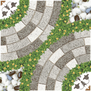 Gạch Hoàn Mỹ Vân đá ghép 50x50 06517