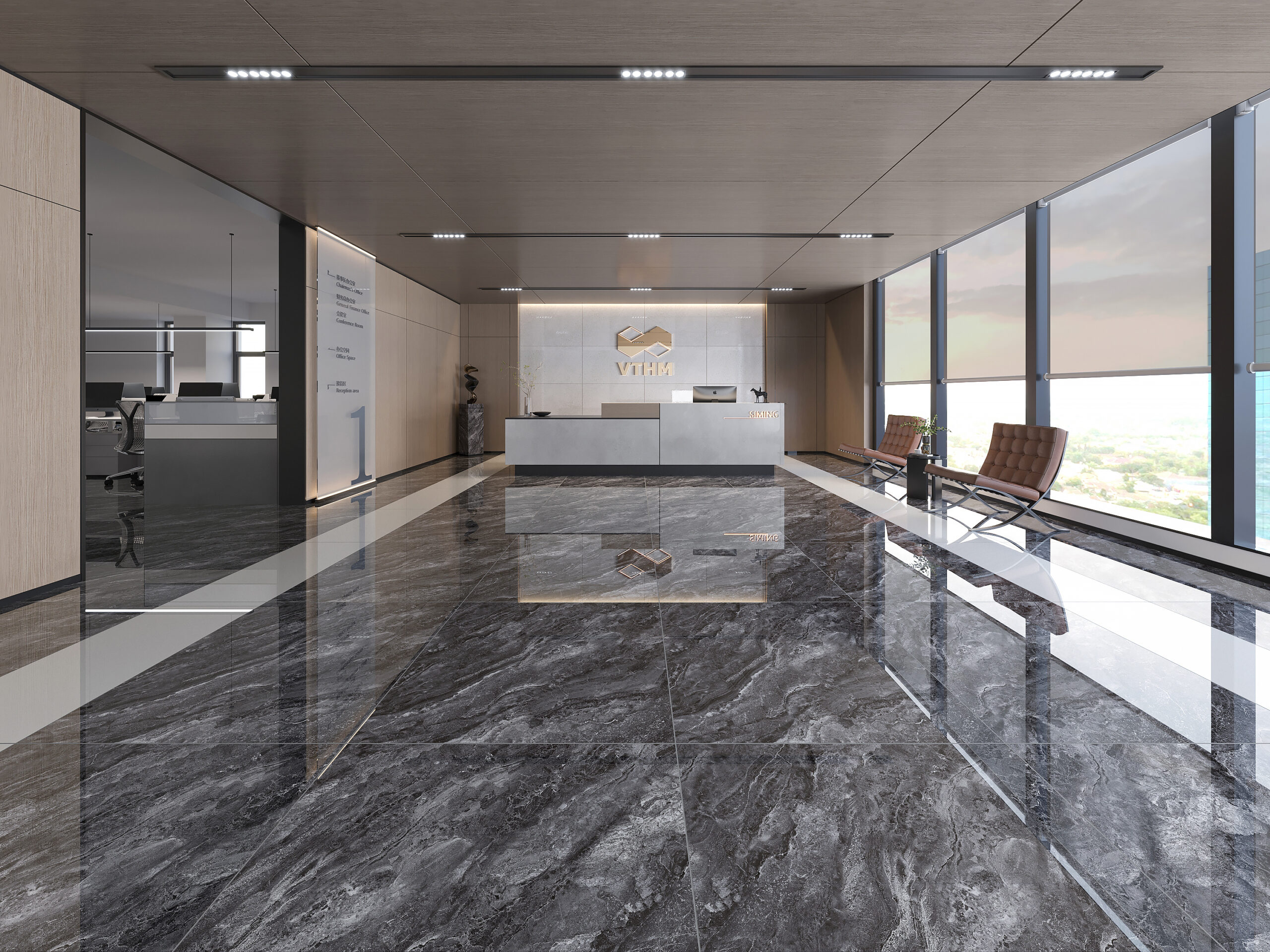 Gạch Hoàn Mỹ Vân đá Marble 100x100 06273 - Ảnh 6