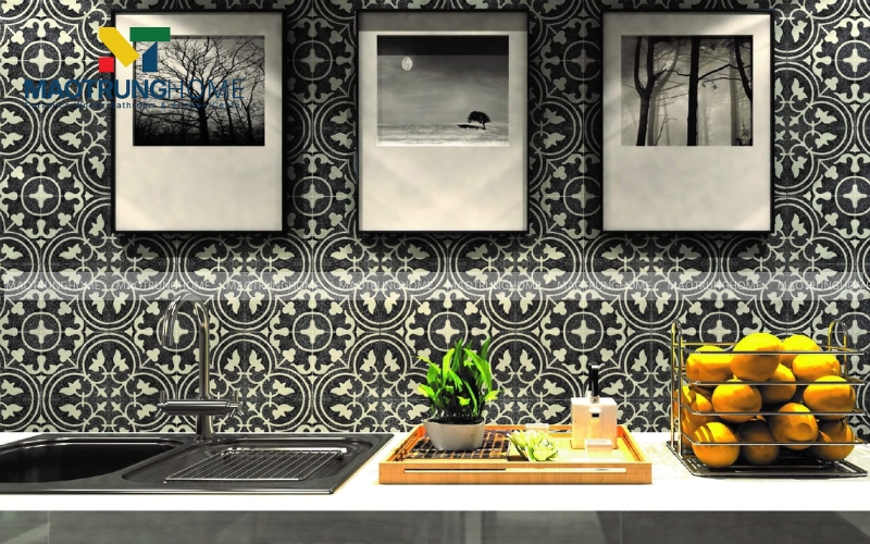 Gạch bông gam màu tối