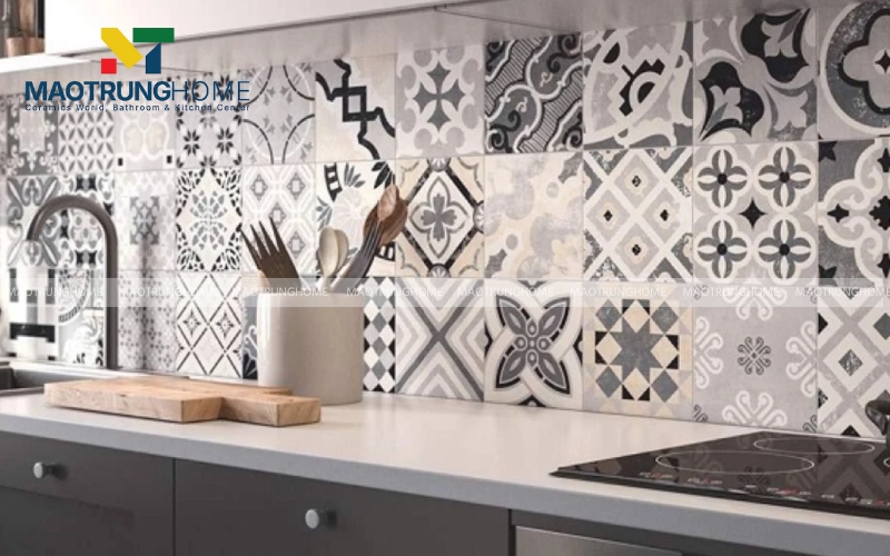 Gạch bông ốp tường nhiều họa tiết
