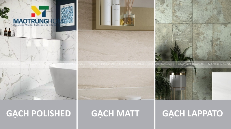 Tiêu chí 3: Bề mặt gạch