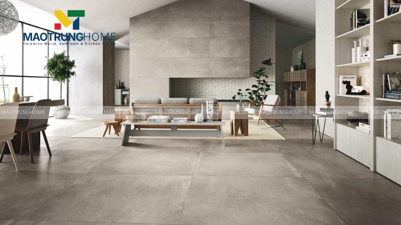 Gạch vân xi măng cho phòng khách (Mẫu 2)