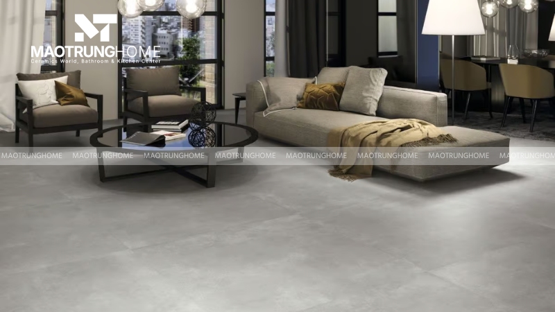 Gạch vân xi măng cho phòng khách (Mẫu 4)