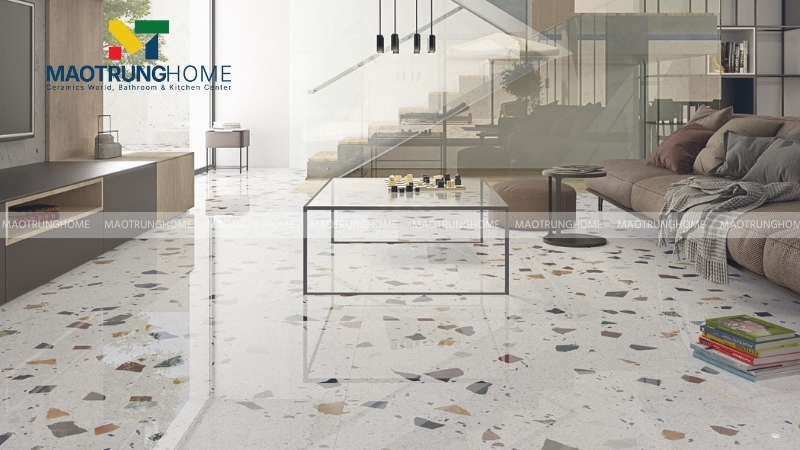 Gạch Terrazzo cho phòng khách (Mẫu 1)
