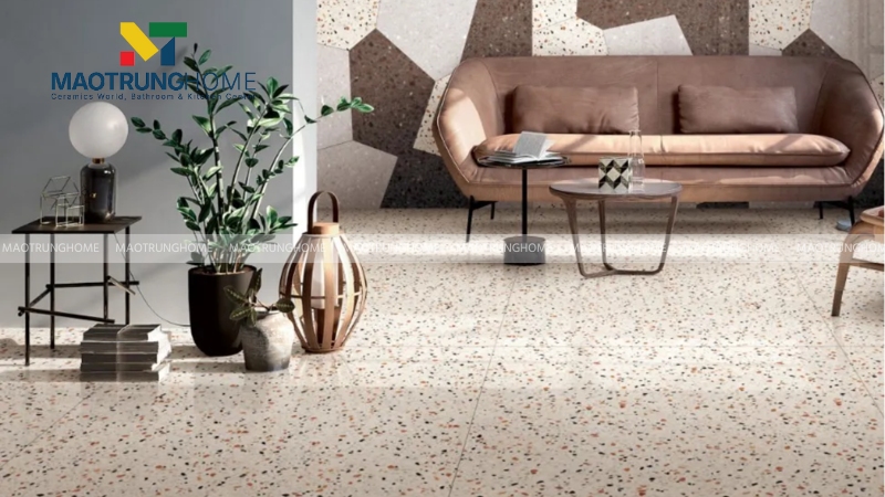 Gạch Terrazzo cho phòng khách (Mẫu 4)