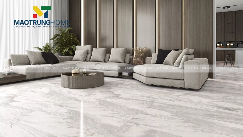 Gạch vân đá Marble cho phòng khách (Mẫu 3)