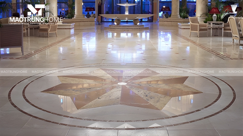 Bạn nên đầu tư gạch ốp lát cho các khu vực "mặt tiền" của khách sạn