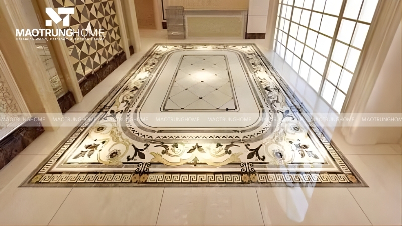 Gạch thảm CNC biến sàn nhà thành một tác phẩm nghệ thuật