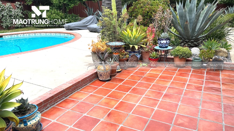 Gạch Cotto (Gạch đỏ) (Mẫu 2)