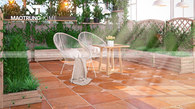 Gạch Cotto (Gạch đỏ) (Mẫu 5)