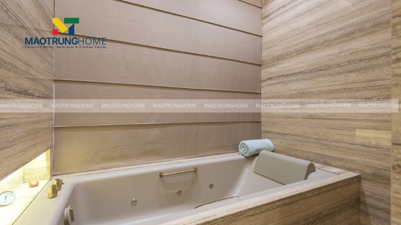 Gạch giả gỗ ấm cúng