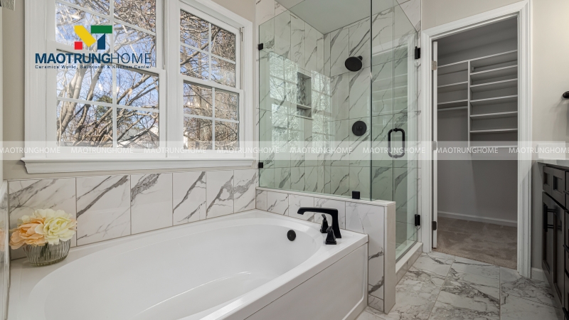 Gạch porcelain vân đá marble sang trọng