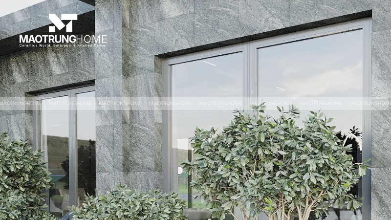 Gạch giả xi măng tối giản