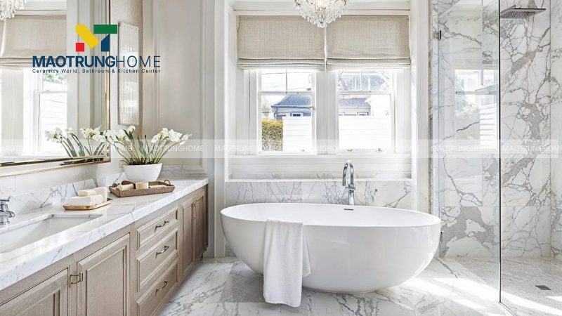 Ốp tường phòng tắm và nhà vệ sinh