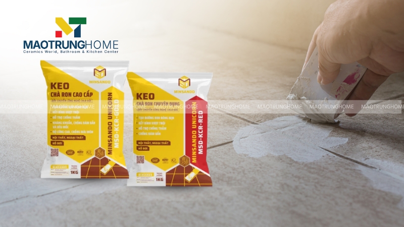 Keo chà ron gốc xi măng cải tiến