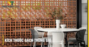 Kích thước gạch thông gió: Bảng chuẩn và tư vấn chọn cho công trình