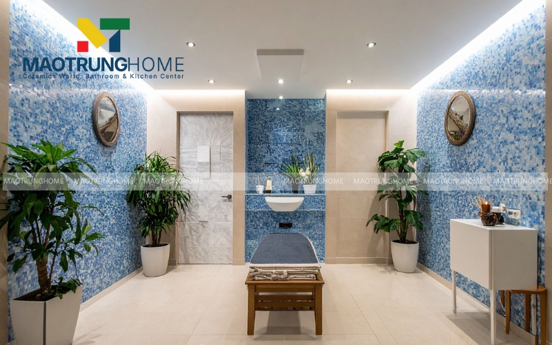 Hành thủy thích hợp với màu xanh