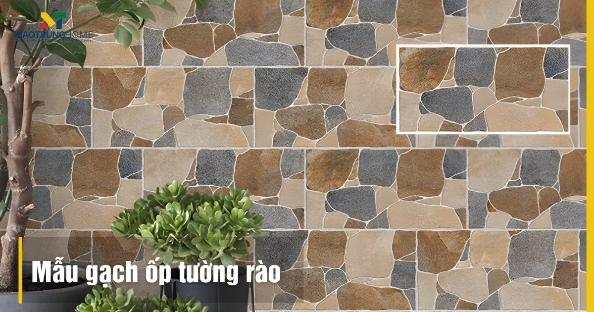Top 99+ mẫu gạch ốp tường rào đẹp, bền, chống thấm 2025