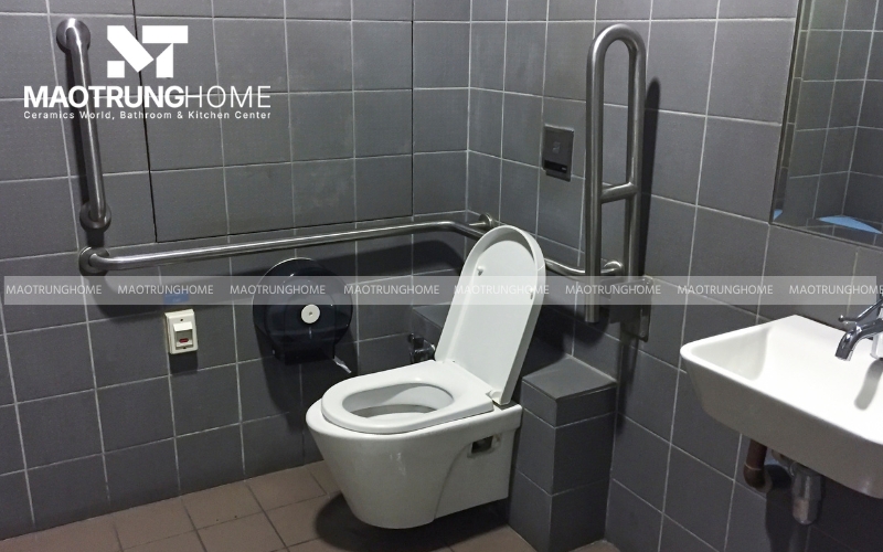 Thiết bị vệ sinh 1 khối liền mạch, dễ vệ sinh