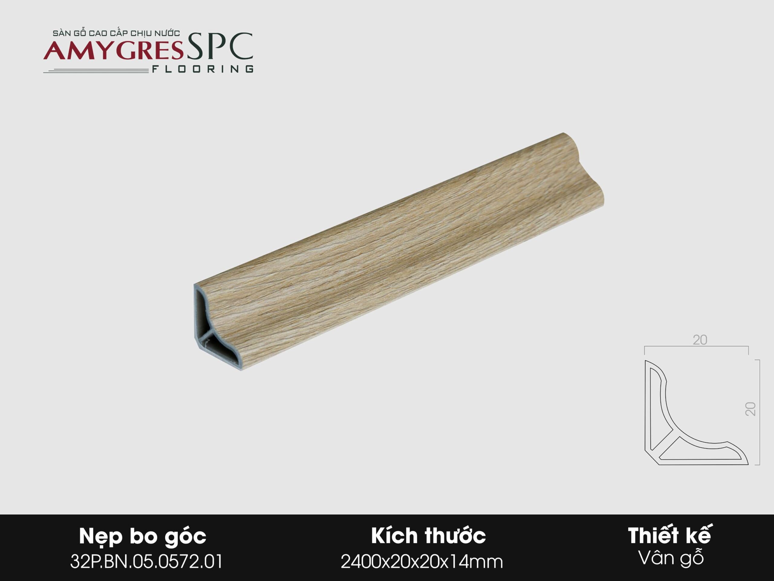 Phụ kiện Amygres SPC 240 Nẹp bo góc 32P.BN.05.0572.01