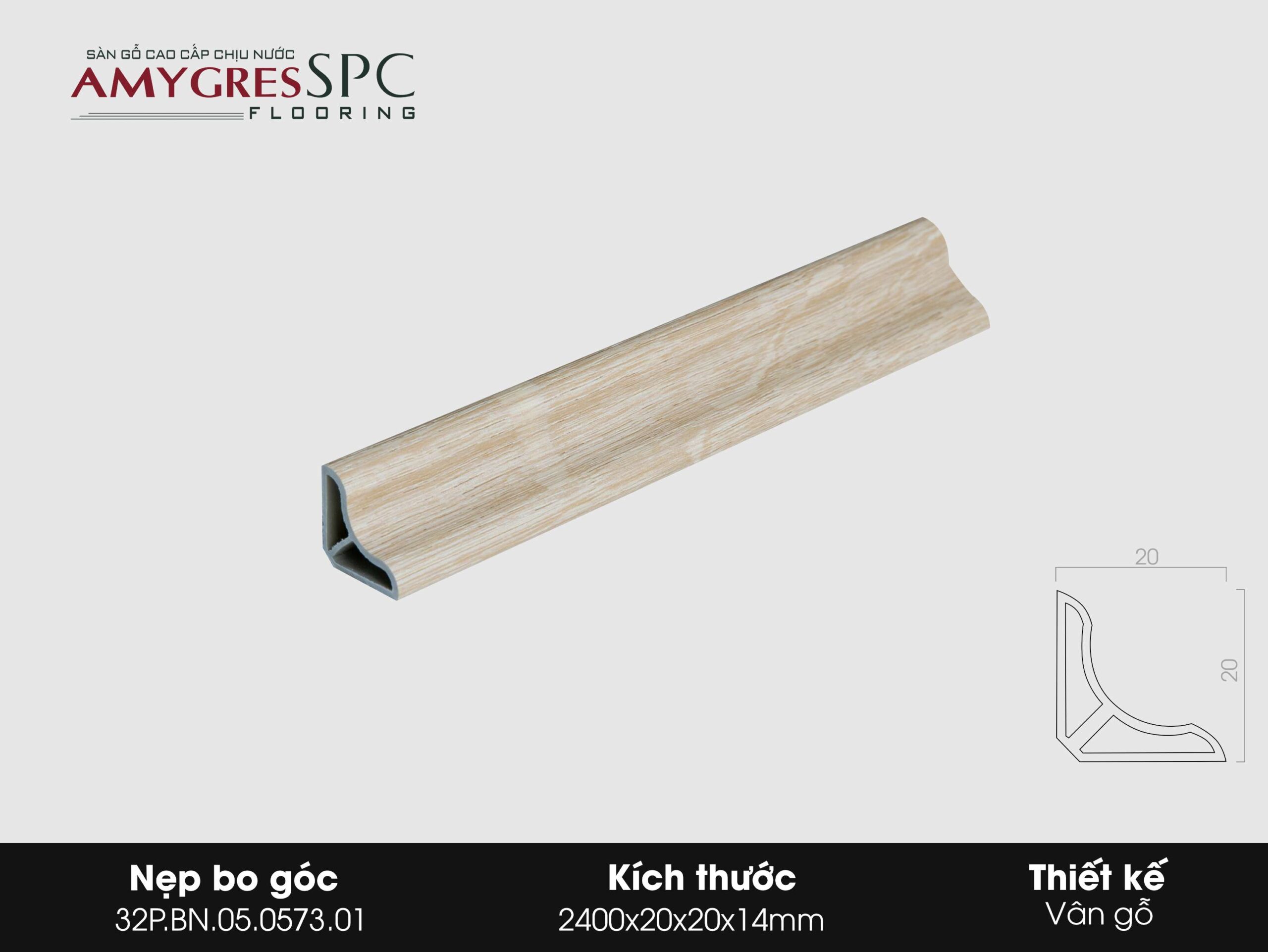 Phụ kiện Amygres SPC 240 Nẹp bo góc 32P.BN.05.0573.01