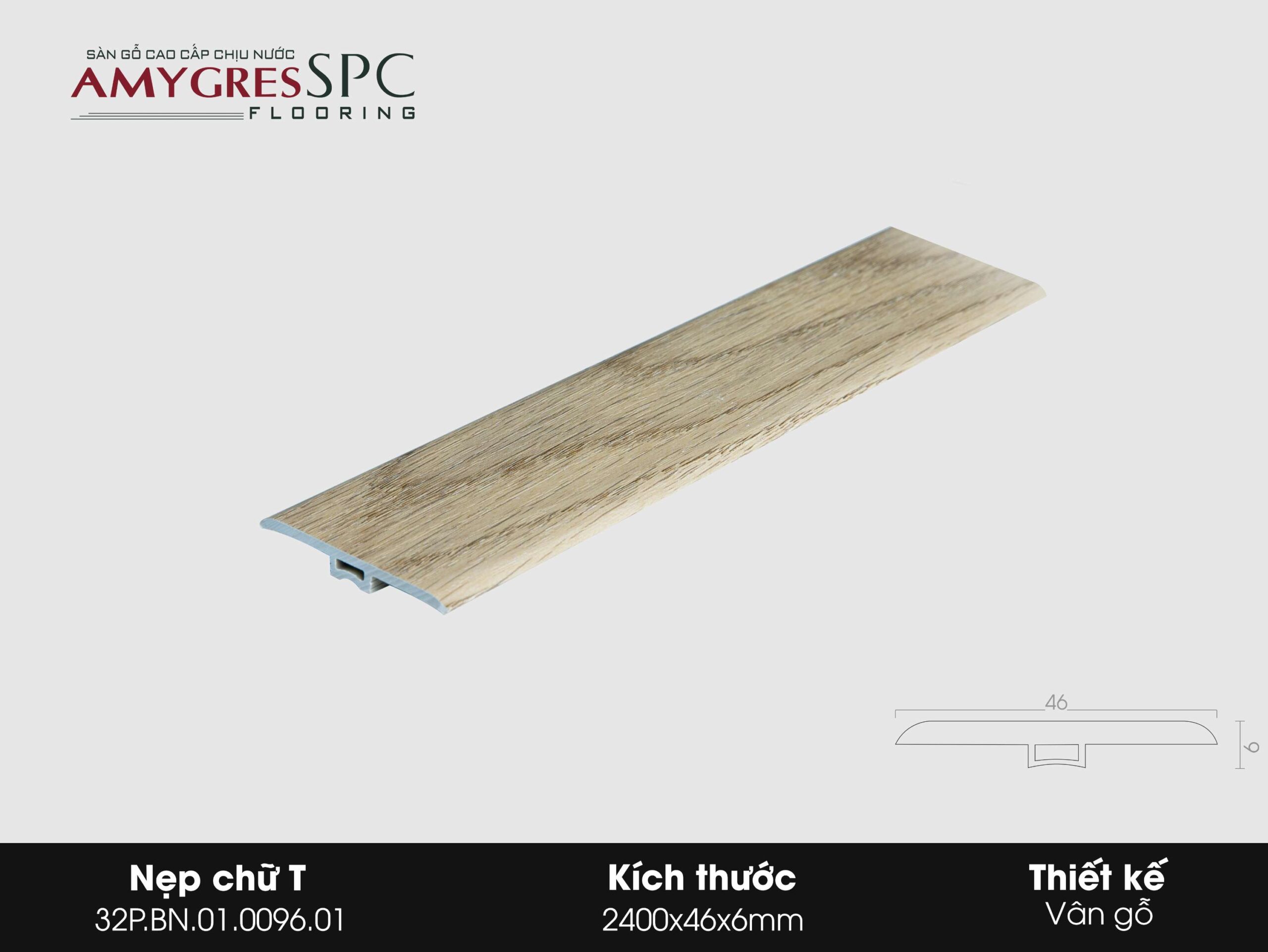 Phụ kiện AMYGRES SPC 2400x46 Nẹp chữ T 32P.BN.01.0096.01