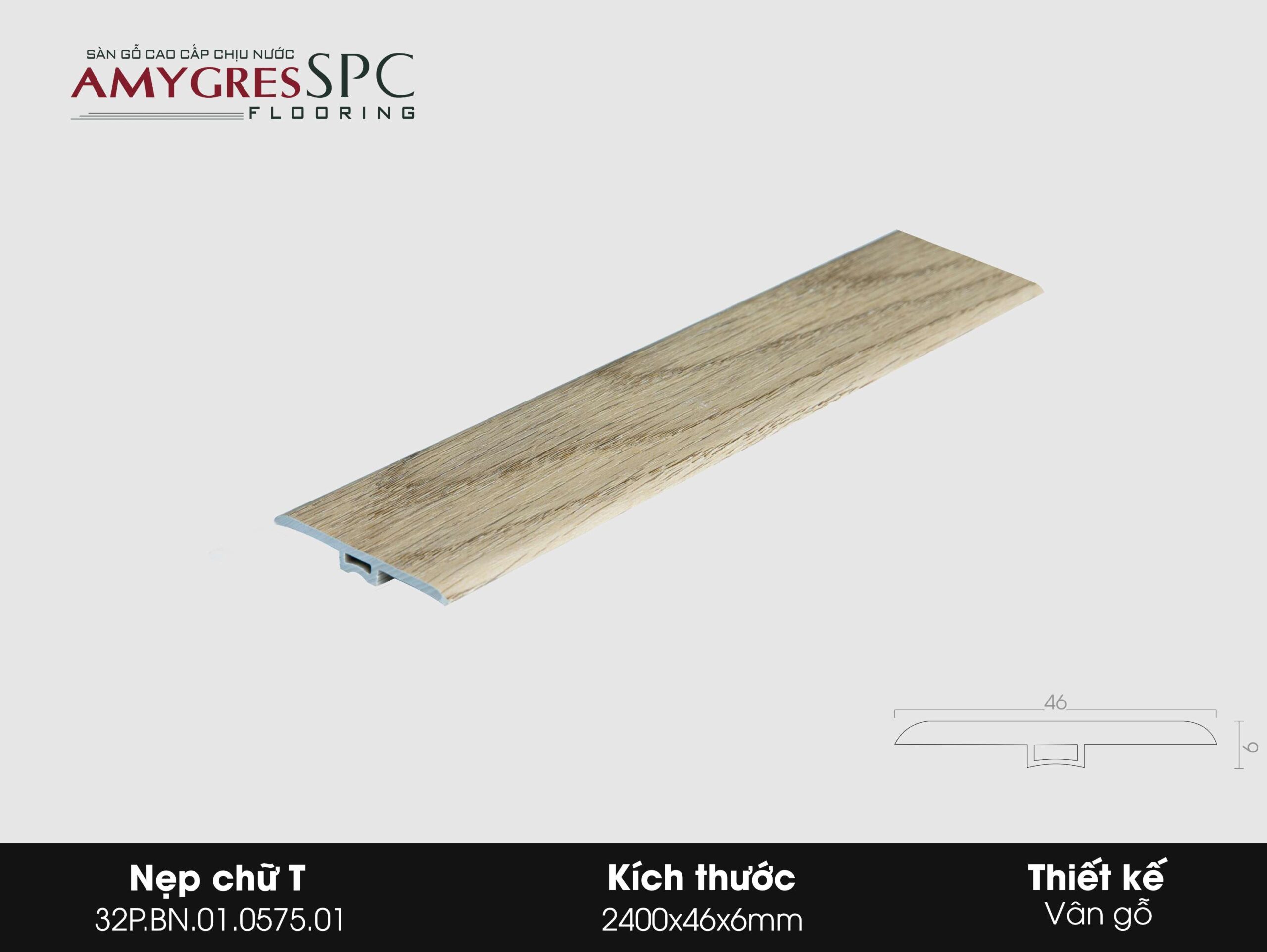 Phụ kiện AMYGRES SPC 2400x46 Nẹp chữ T 32P.BN.01.0575.01