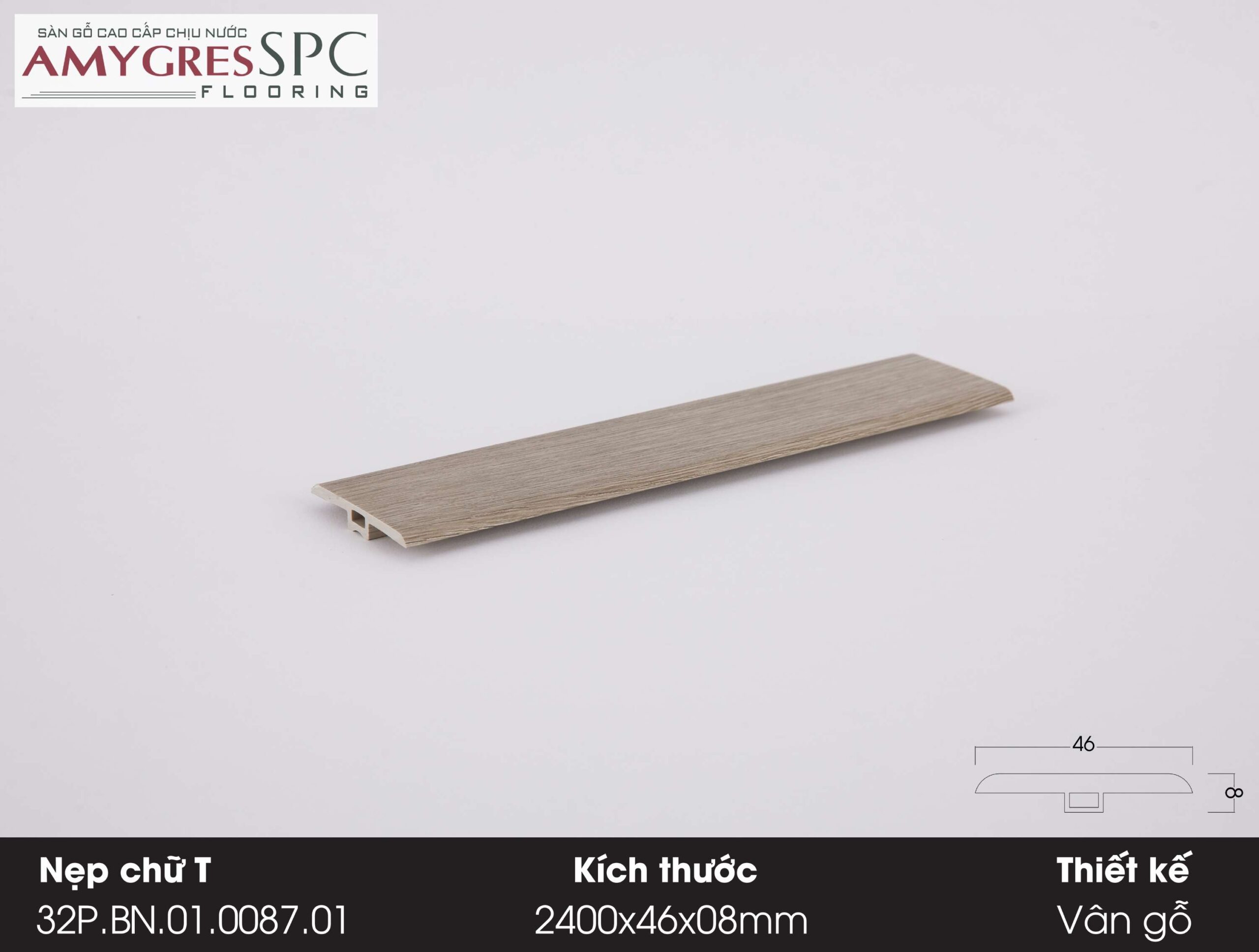 Phụ kiện AMYGRES SPC 1400x46 Nẹp chữ T 32P.BN.01.0087.01