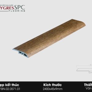 Phụ kiện AMYGRES SPC 2400x45 Nẹp kết thúc 32P.BN.02.0571.01