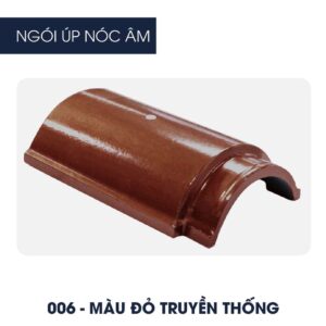 Ngói gốm tráng men 31x19.3 Ngói nóc âm 22.PC.59.11.006