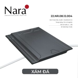 Ngói gốm tráng men 41x30 Nara - 22.NR.08.12.004