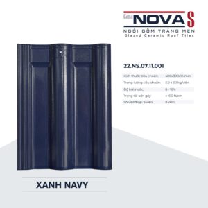 Ngói gốm tráng men Casa Nova S 40x30 Casa Nova S - 22.NS.07.11.001