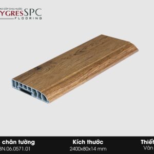 Phụ kiện Amygres SPC 2400x80 Phào chân tường 32P.BN.06.0571.01