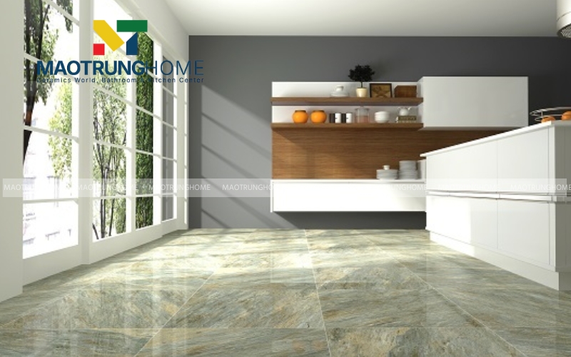 Cảm hứng nấu nướng trong không gian bếp xanh lá tinh tế