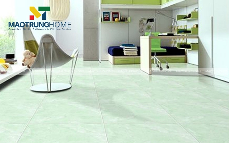 Gạch Porcelain màu xanh lá cây