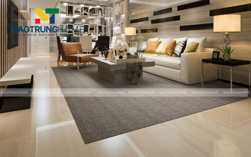 Gạch giả gỗ 80x80cm phong cách Scandinavian cho ngôi nhà hiện đại