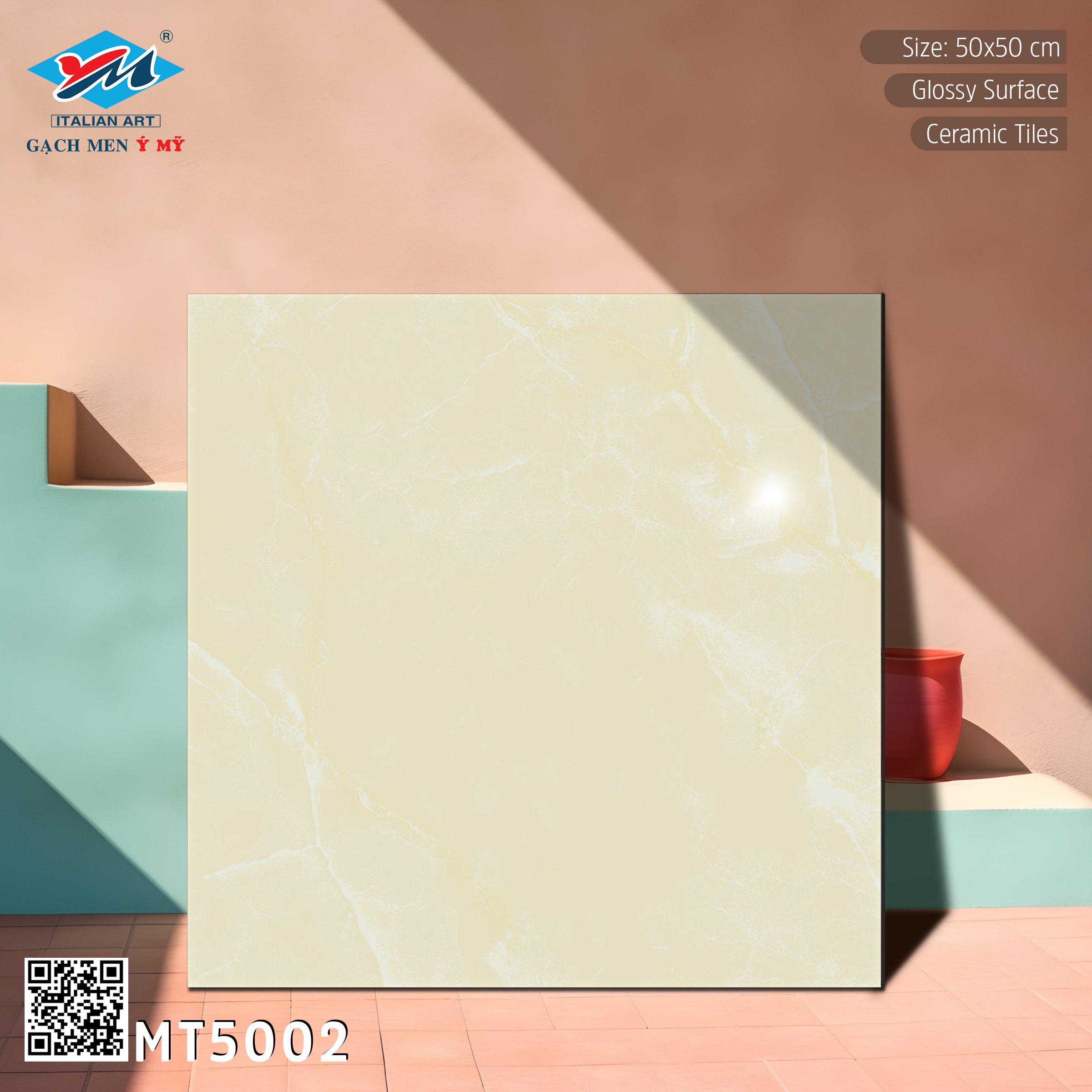 Gạch Lát nền Ý Mỹ 50x50 MT5002 - Ảnh 3