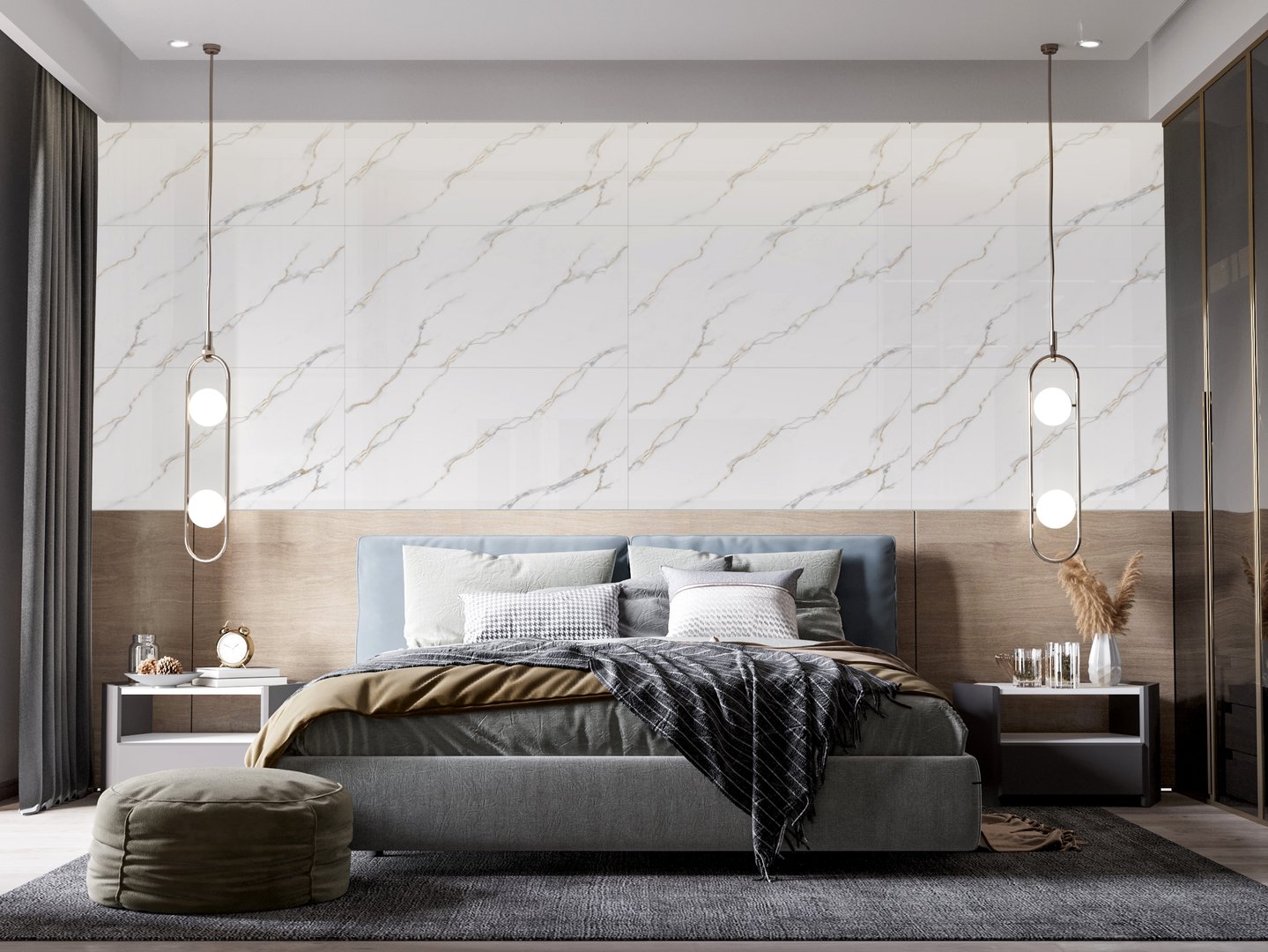 Gạch Hoàn Mỹ Vân calacatta 60x120 31053 - Ảnh 4