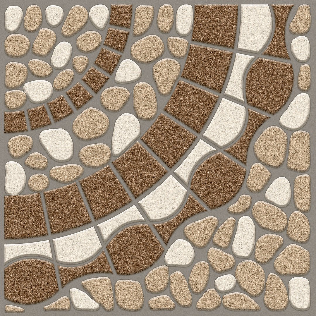 Gạch Hoàn Mỹ Vân đá ghép 40x40 61004