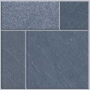 Gạch Hoàn Mỹ Vân đá xếp phối kẻ sọc 60x60 63084