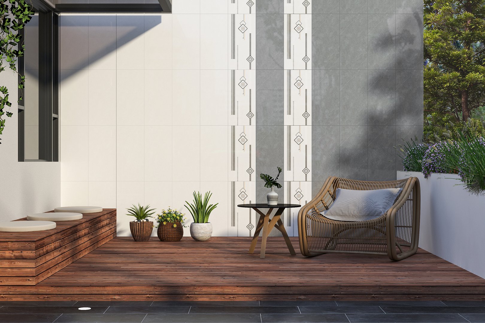 Gạch Hoàn Mỹ Vân đá Marble 30x60 82012 - Ảnh 2