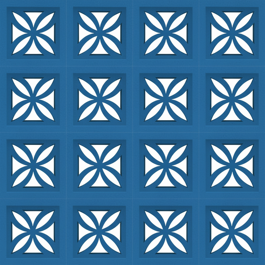 Gạch bông gió bông gió màu 19x19 B-VCB-001 - Ảnh 4