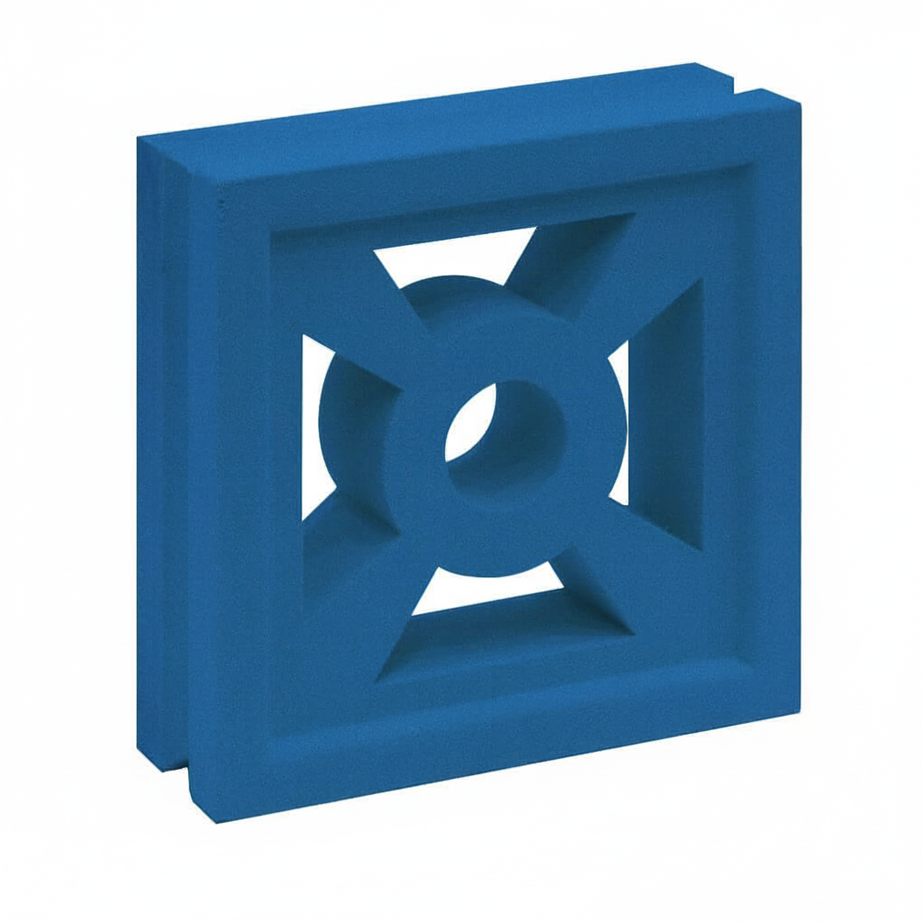 Gạch bông gió bông gió màu 19x19 B-VCB-004 - Ảnh 3