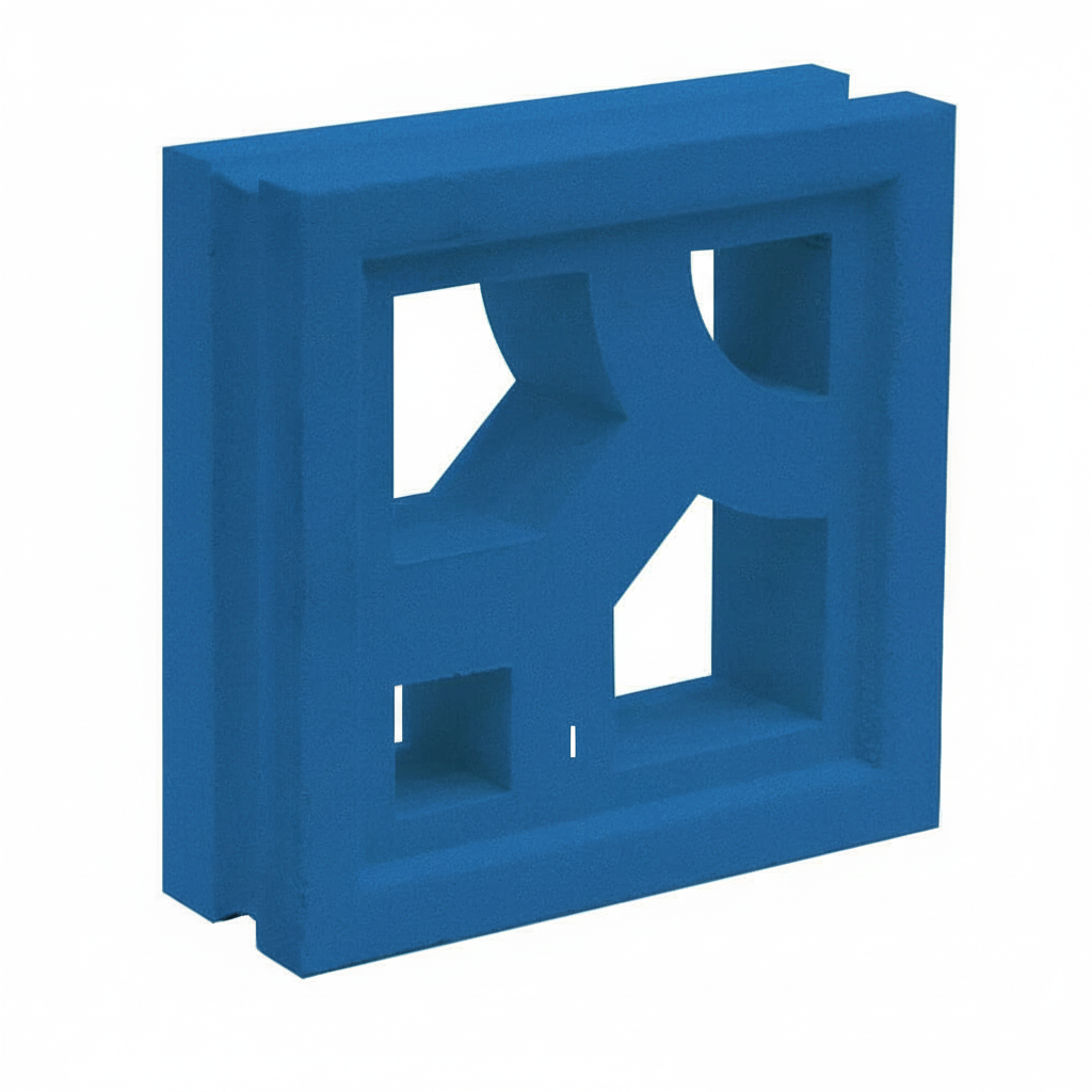 Gạch bông gió bông gió màu 19x19 B-VCB-008 - Ảnh 2