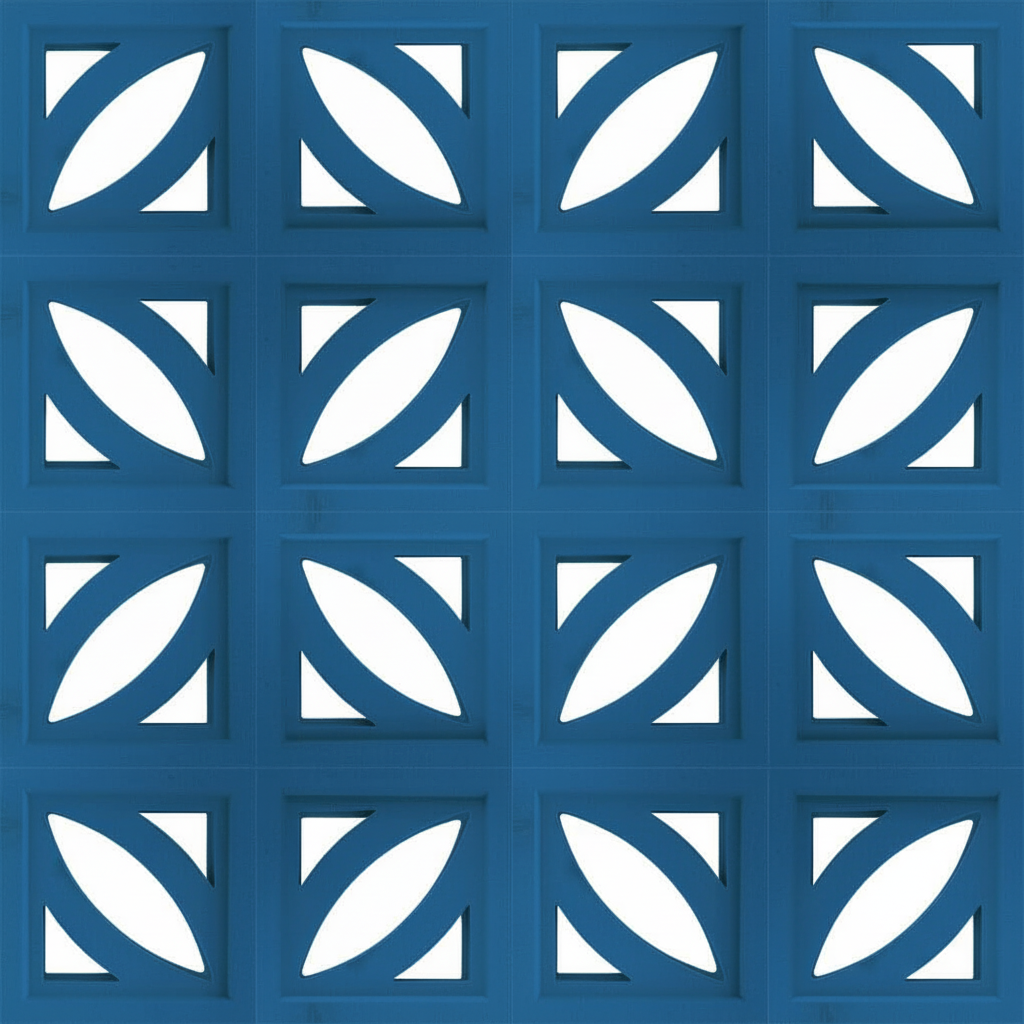 Gạch bông gió bông gió màu 19x19 B-VCB-011 - Ảnh 3