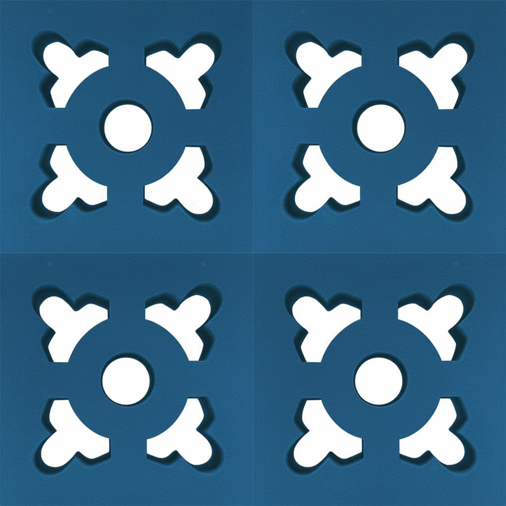 Gạch bông gió bông gió màu 19x19 B-VCB-013 - Ảnh 3