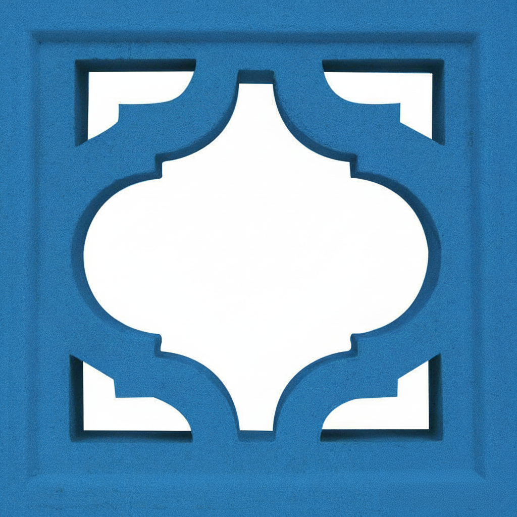 Gạch bông gió bông gió màu 19x19 B-VCB-022